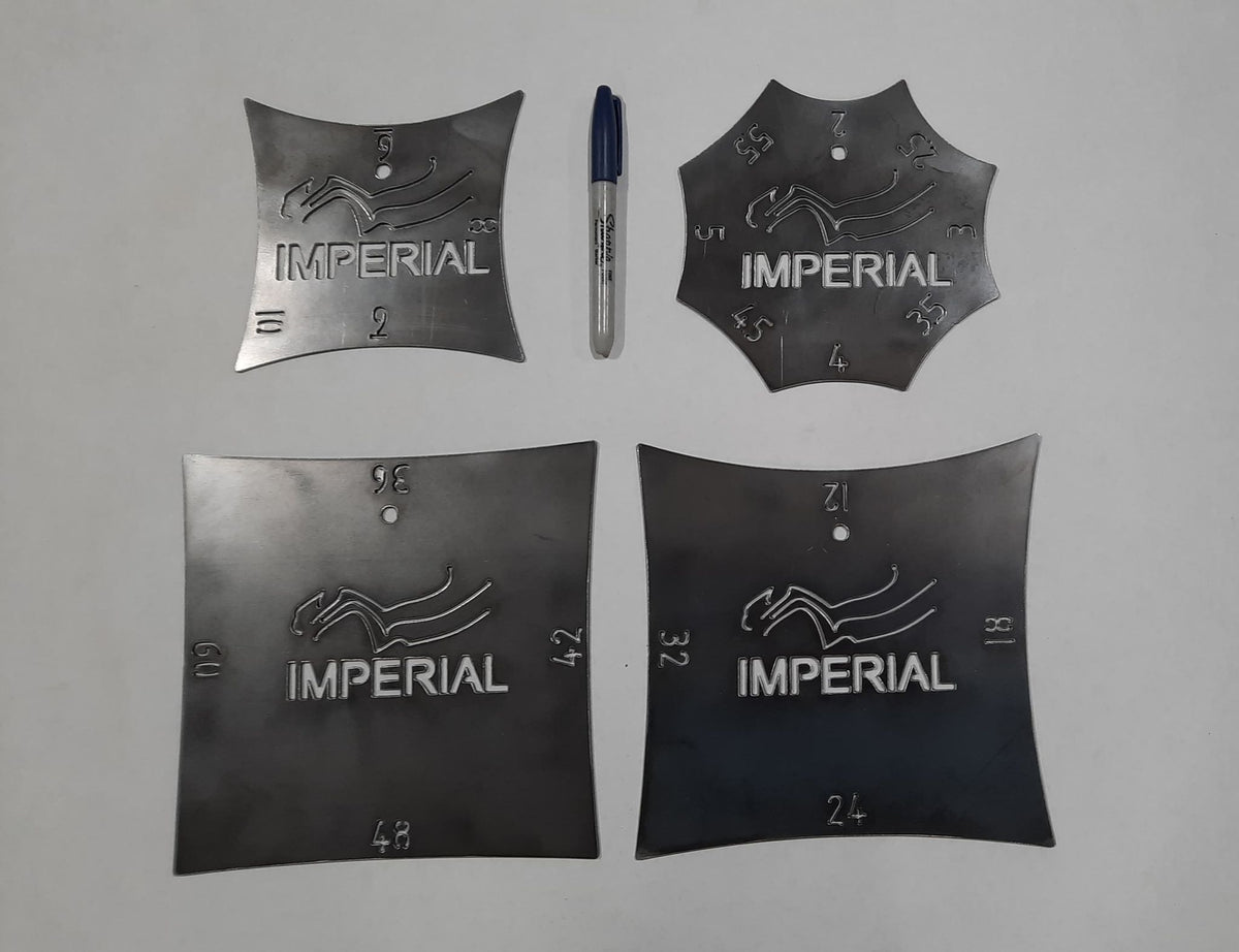 Imperial Radius Gauge Tool Set Imperial Wheeling Machines