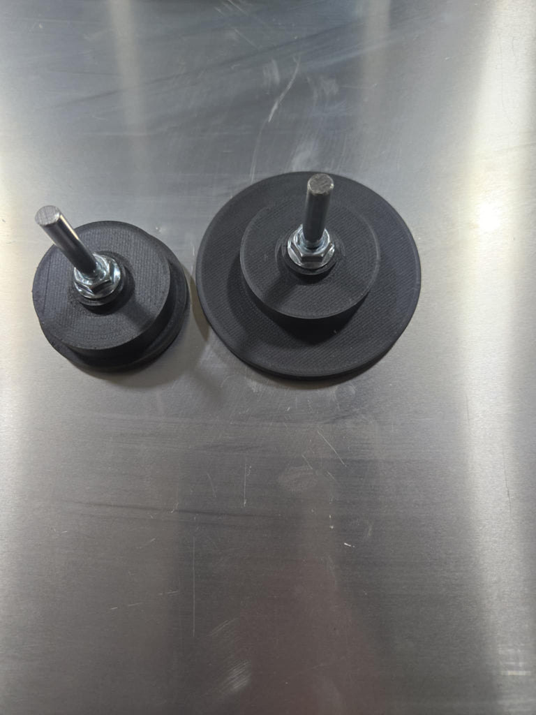 Scuff Grinder Scuff pad die grinder arbor – Imperial Wheeling Machines