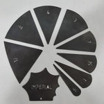 Imperial Layout radius gauge set English wheel metal shaping fabrication tools