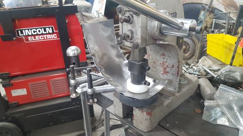 Metal shaping arbor press metal forming set fabrication tools
